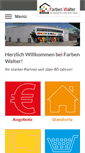 Mobile Screenshot of farben-walter.de